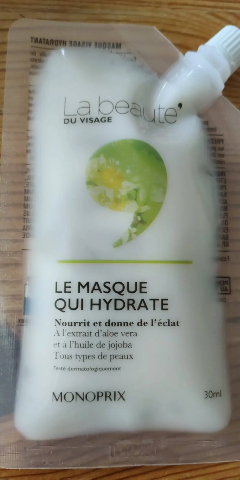 MONOPRIX - La Beauté du visage - Le masque qui hydrate