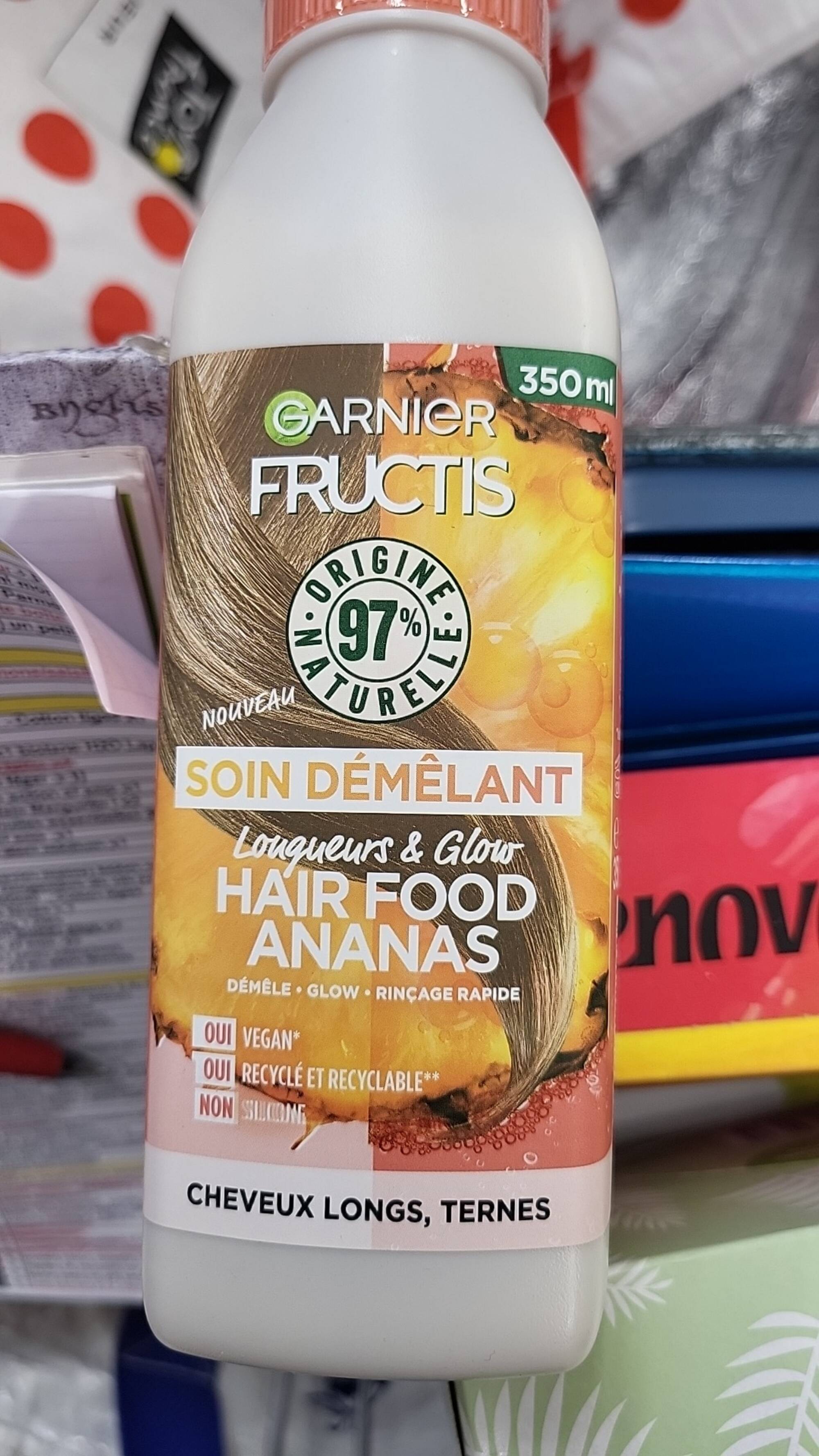 GARNIER - Fructis hair food ananas - Soin démêlant