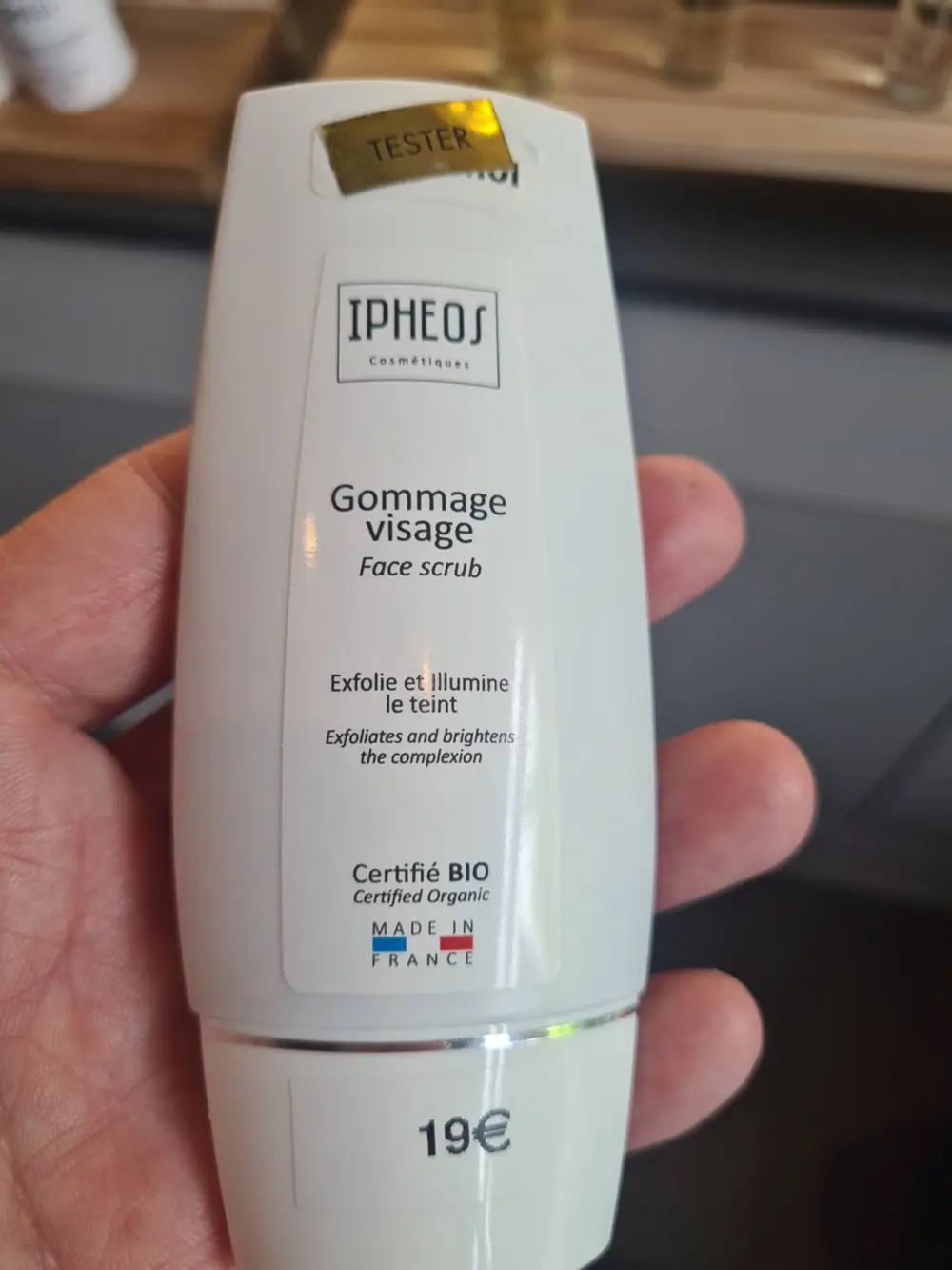 IPHEOS - Gommage visage certifié bio