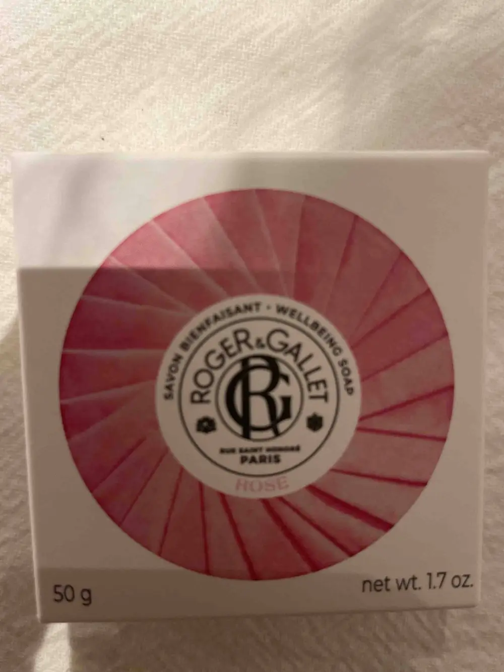 ROGER & GALLET - Savon bienfaisant rose