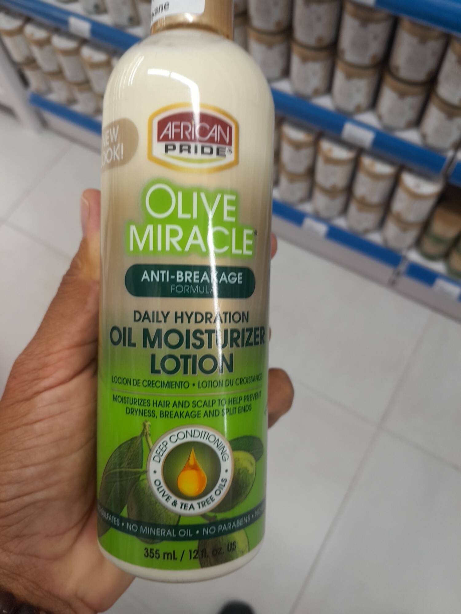 AFRICAN PRIDE - Olive miracle - Oil moisturizer lotion
