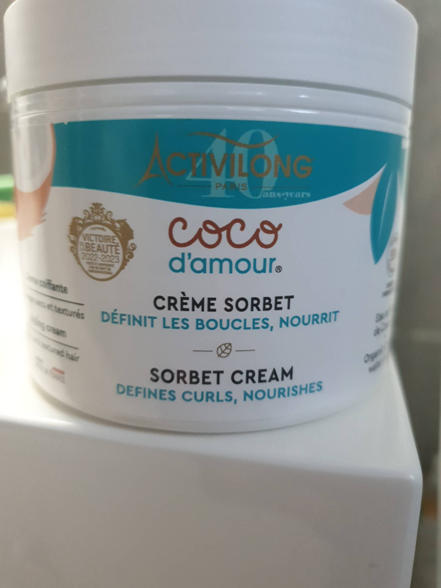 ACTIVILONG - Coco d'amour - Crème sorbet
