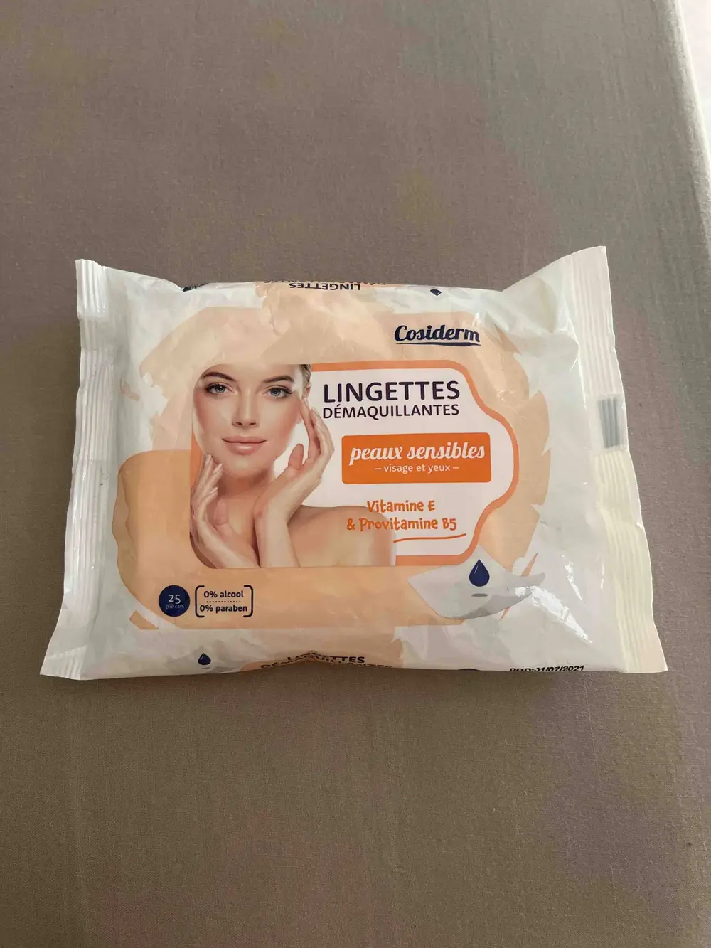 COSIDERM - Peaux sensibles - Lingettes démaquillantes