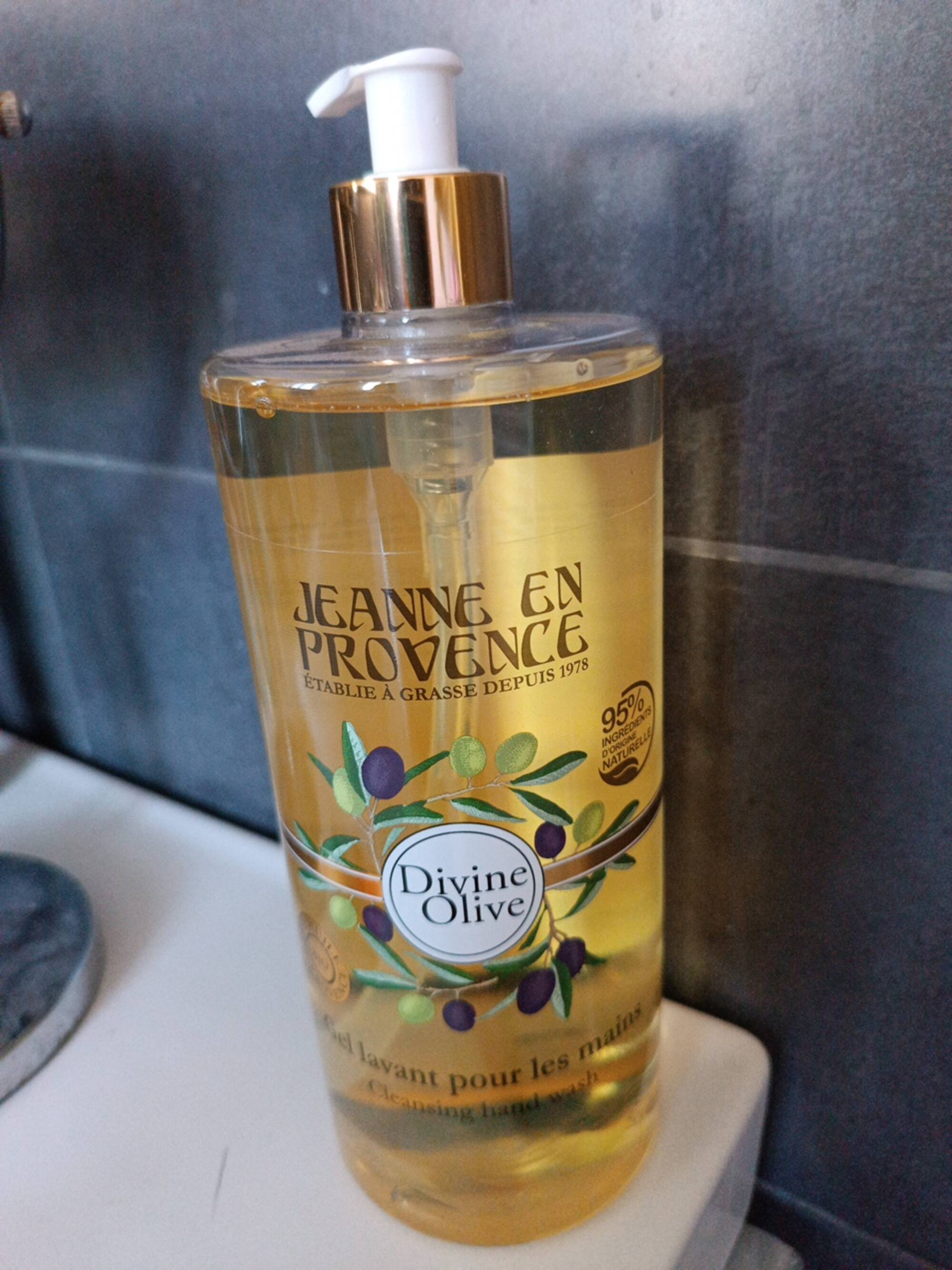 JEANNE EN PROVENCE - Divine olive - Gel lavant pour mains