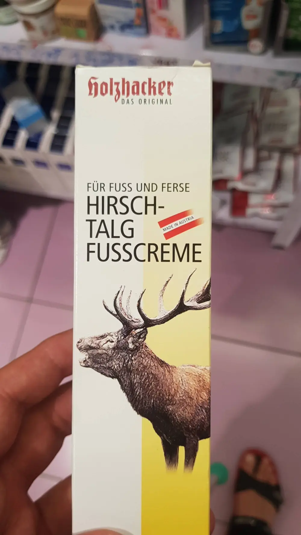 RIVIERA - Hirschtalg - Fusscreme für fuss und ferse