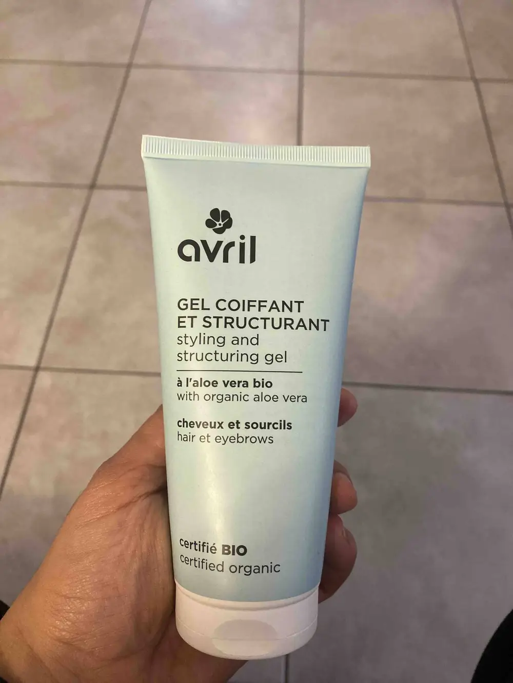 AVRIL - Gel coiffant et structurant à l'aloe vera bio