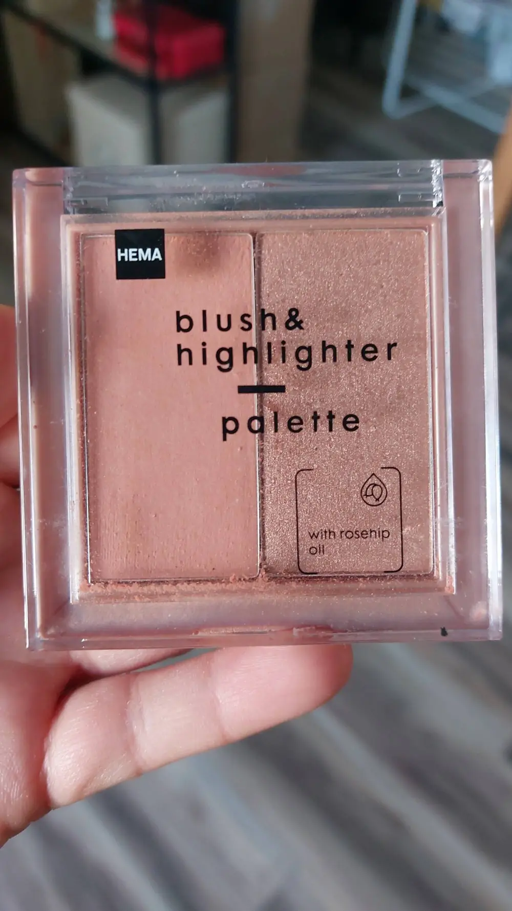 HEMA - Blush & higlighter palette 02 coral glow