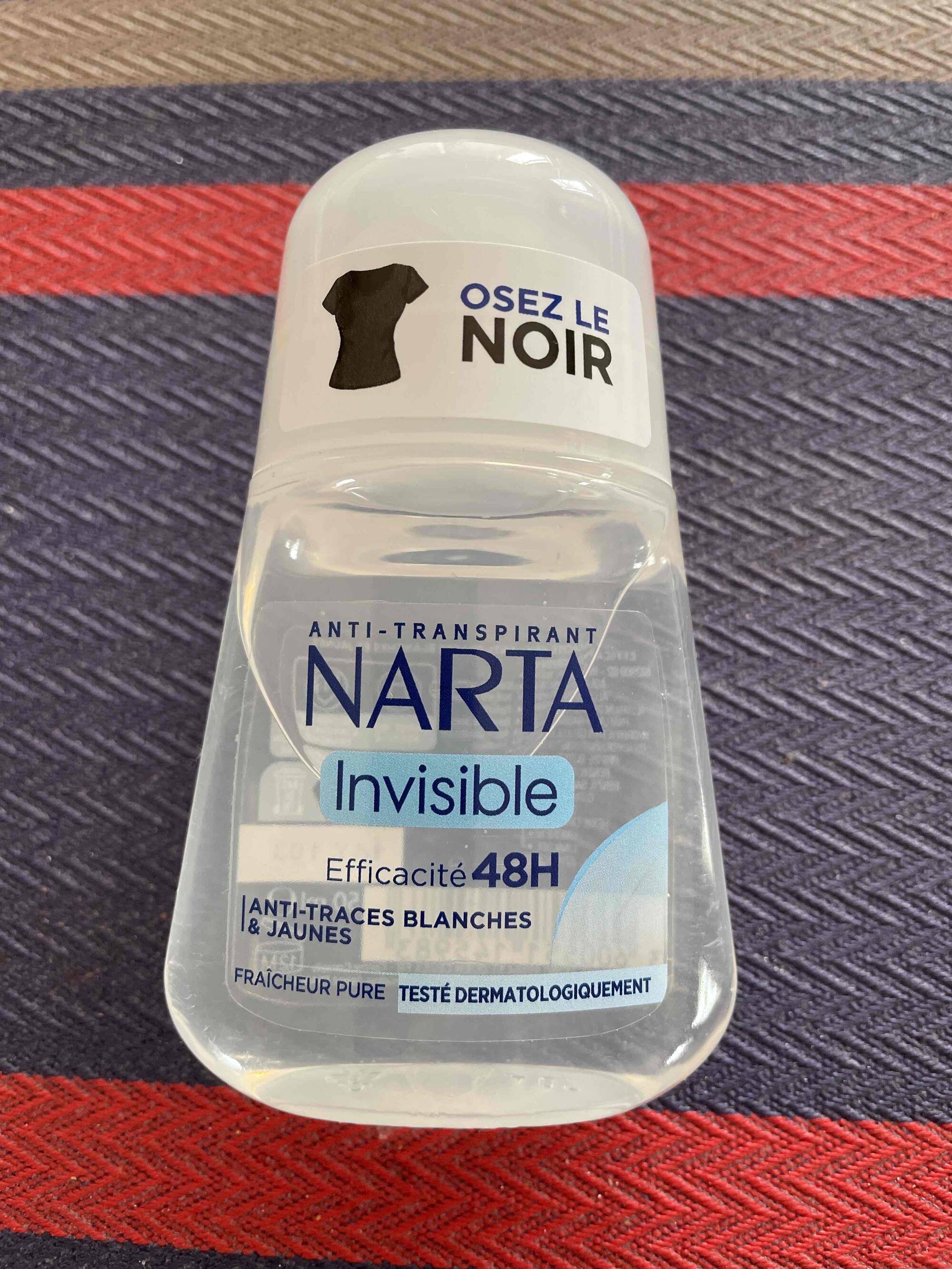 NARTA - Anti-transpirant invisible 48h