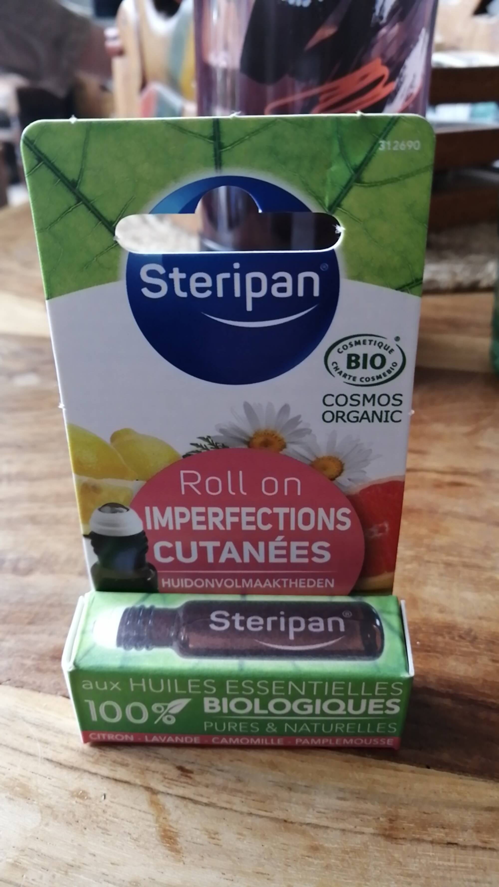 STERIPAN - Roll on imperfections cutanées Bio