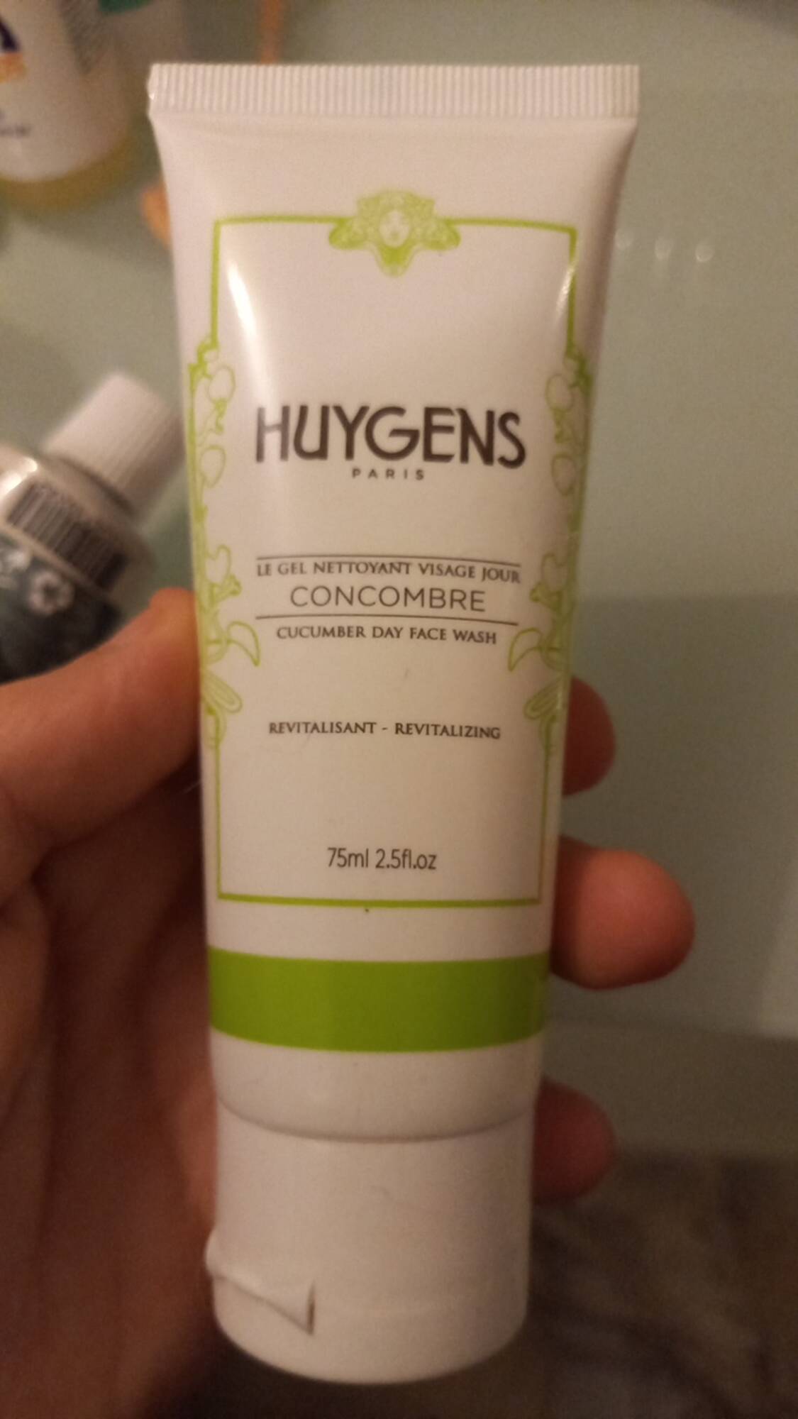 HUYGENS - Gel nettoyant visage jour concombre