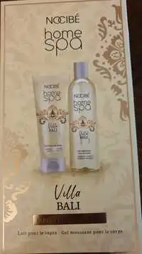 NOCIBÉ - Home spa villa Bali - Lait et gel moussant pour le corps