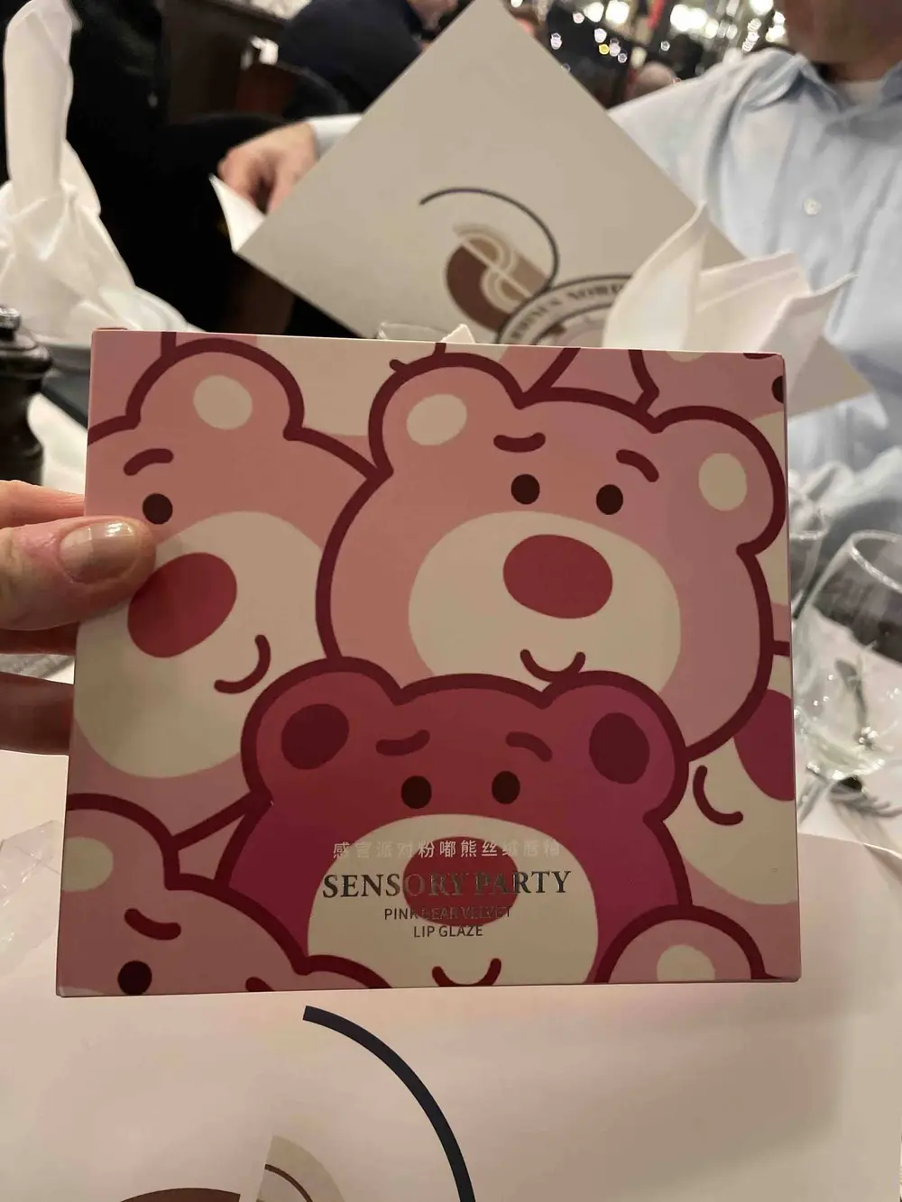 SENSORY PARTY - Pink bear velvet lip glaze