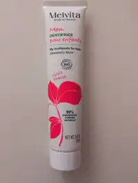 MELVITA - Mon dentifrice pour enfants goût fraise