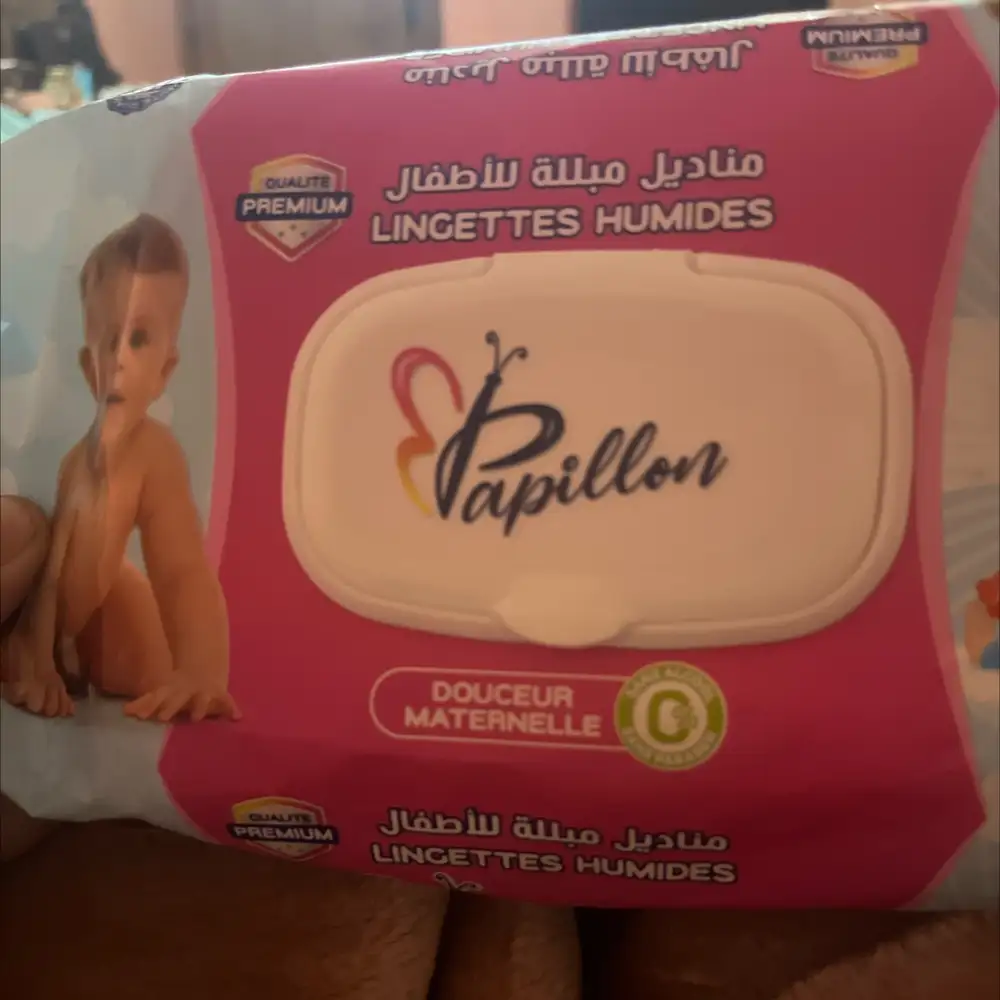 PAPILLON - Douceur maternelle - Lingettes humides