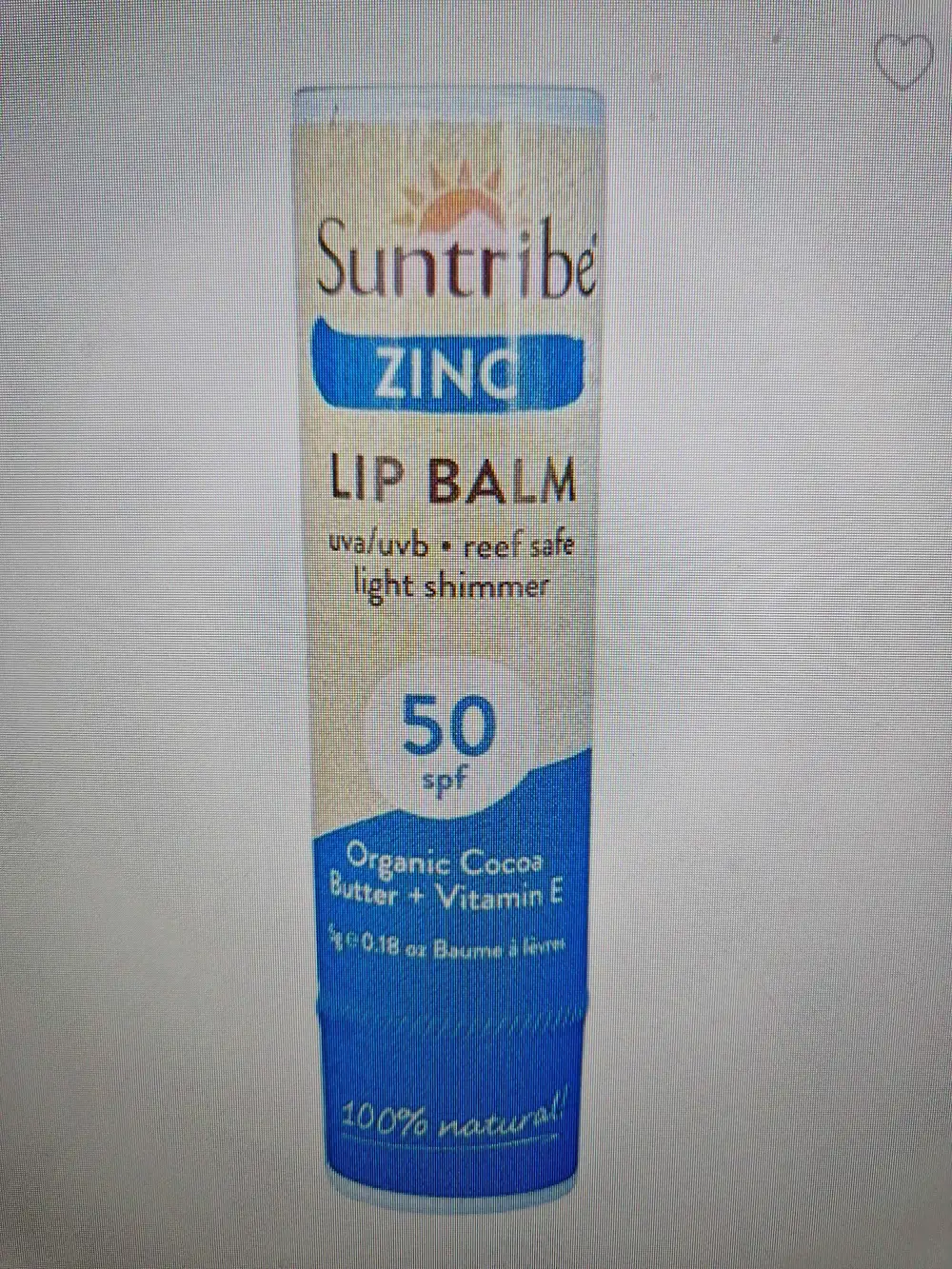 SUNTRIBE - Zinc - Lip balm SPF 50