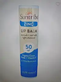 SUNTRIBE - Zinc - Lip balm SPF 50