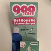 900.CARE - Gel douche à eco-recharger
