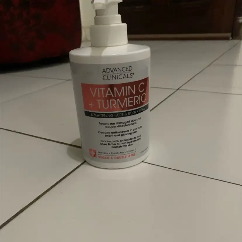 ADVANCED CLINICAL - Vitamin C + Turmeric - Brightening face & body cream