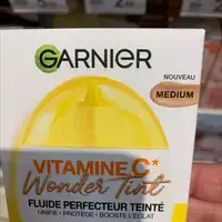 GARNIER - Vitamine C wonder tint - Fluide perfecteur teinté
