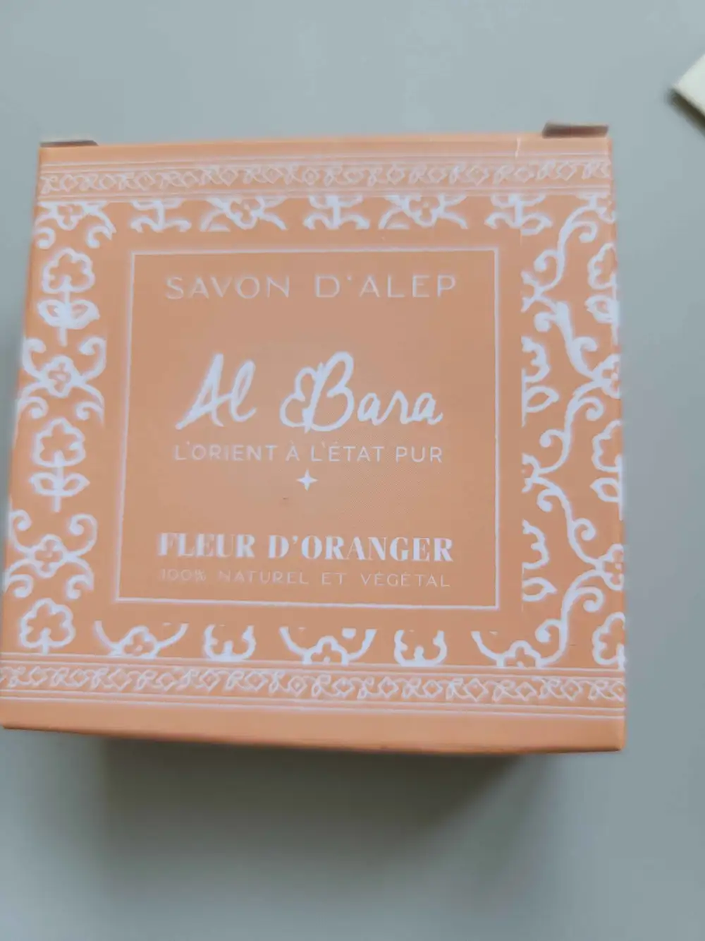 AL BARA - Fleur d'oranger - Savon d'Alep