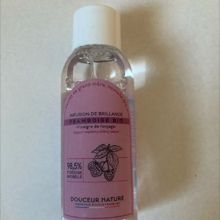 SUBLIMO - Infusion de brillance - Vinaigre de rinçage framboise bio