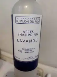 LA SAVONNERIE DU PILON DU ROY - Après shampooing lavande