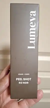 LUMEVA - Peel shot riz noir visage & corps