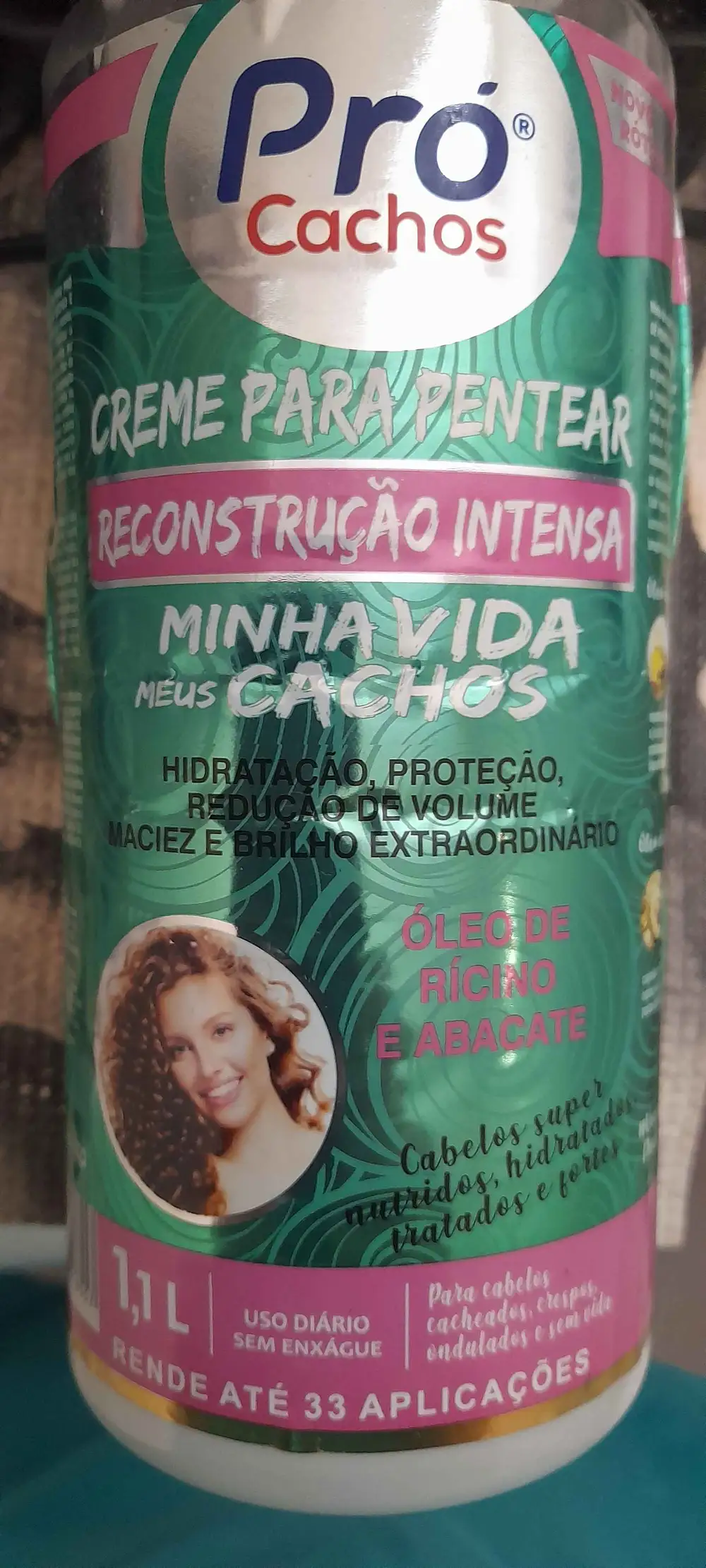 PROCACHOS - Creme para pentear reconstrução intensa 