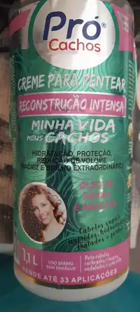 PROCACHOS - Creme para pentear reconstrução intensa 