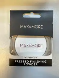 MAX & MORE - Pressed finishing powder