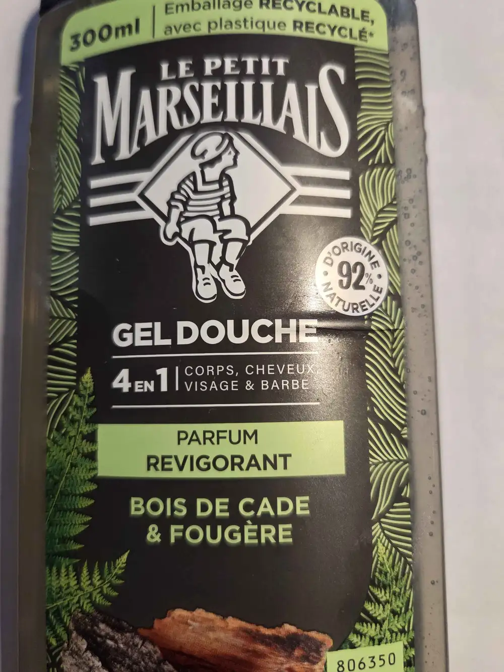 LE PETIT MARSEILLAIS - Gel douche au bois de cade & fougère