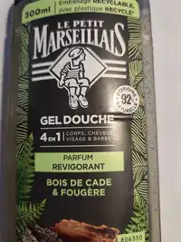LE PETIT MARSEILLAIS - Gel douche au bois de cade & fougère