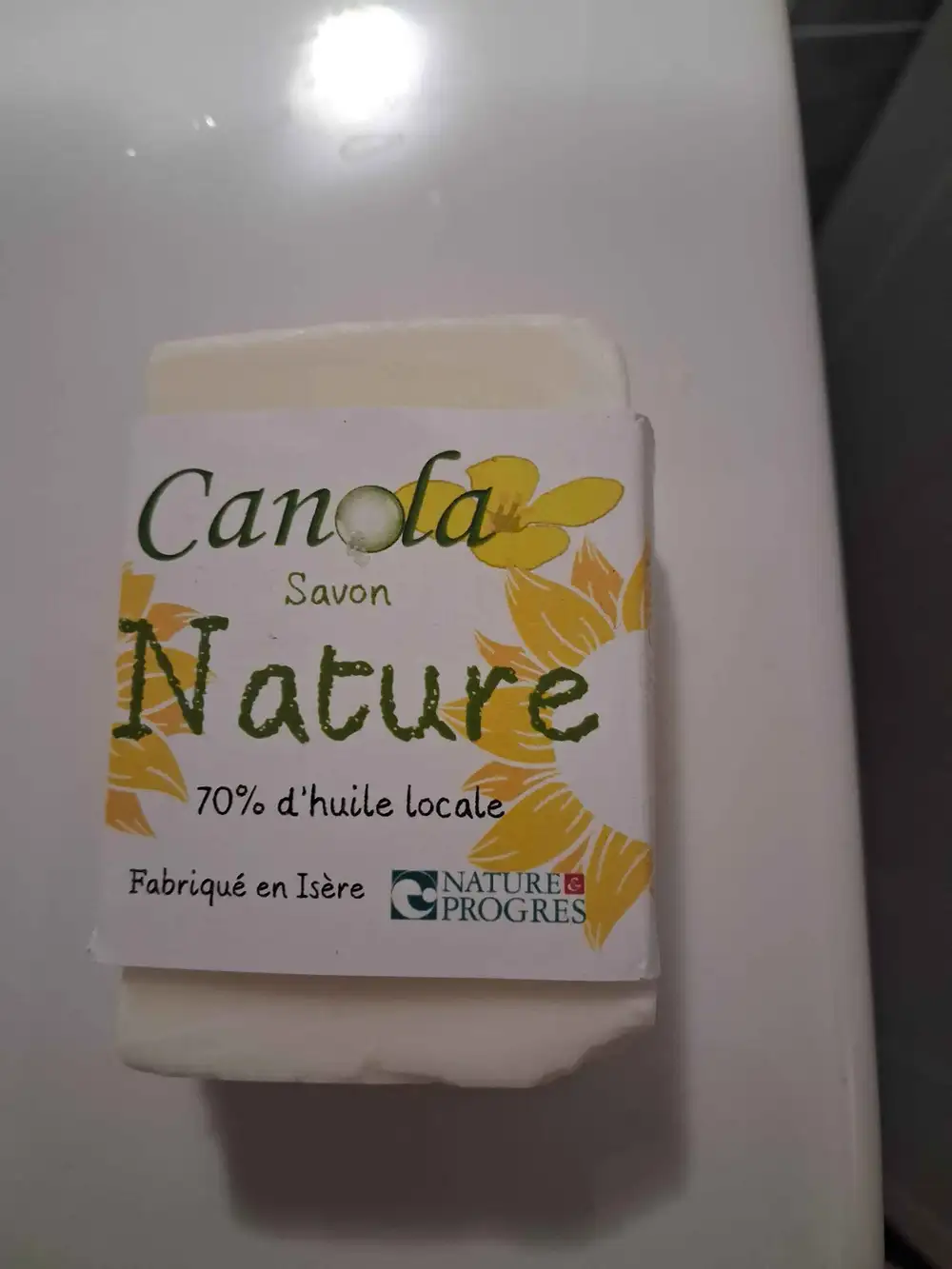 NATURE & PROGRÈS - Canola - Pains de savon
