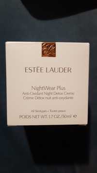 ESTEE LAUDER - NightWear Plus - Crème détox nuit anti-oxydante