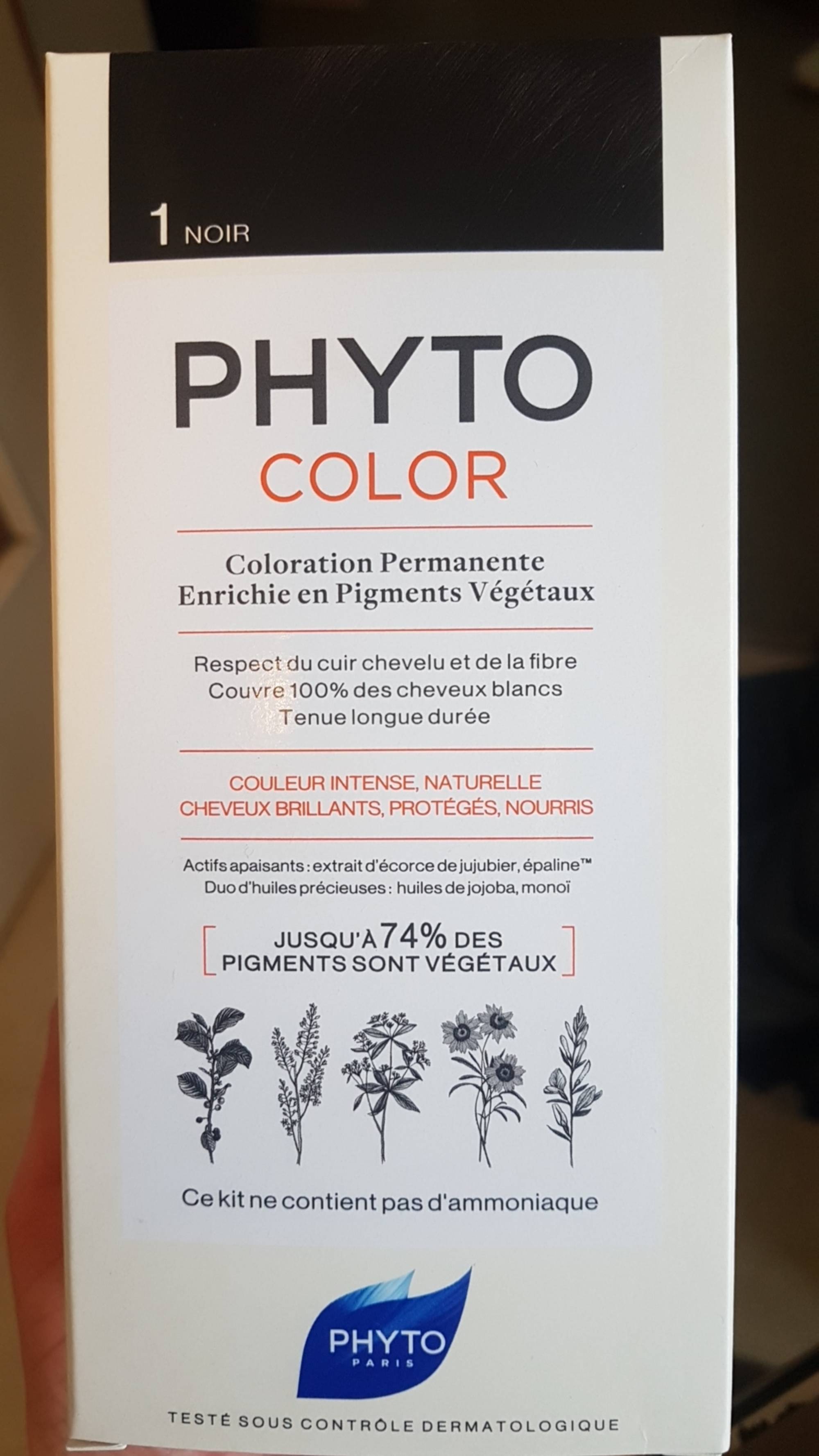 PHYTO - Phyto color - Coloration permanente 1 noir