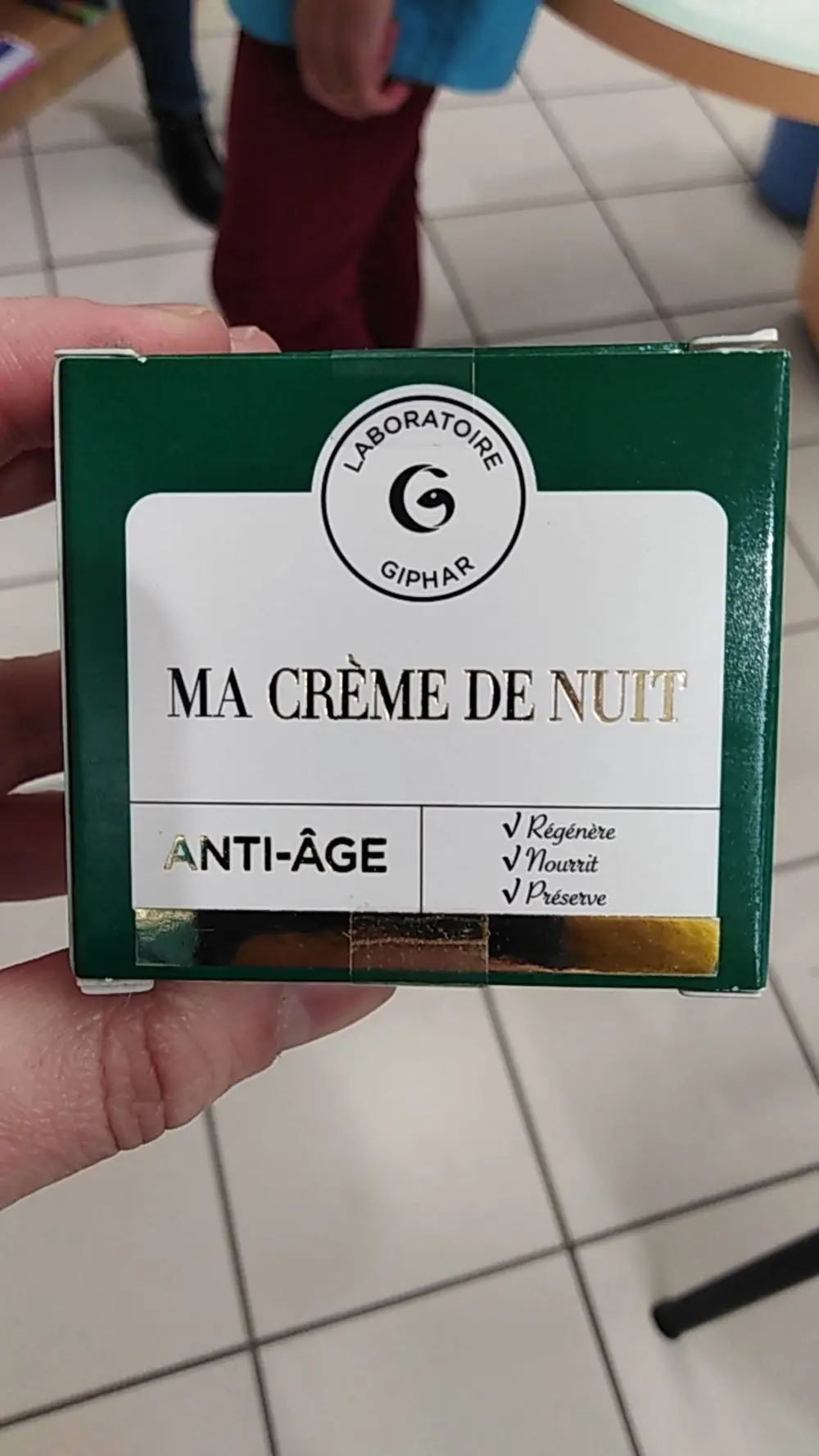 LABORATOIRE GIPHAR - Ma crème de nuit - Anti-âge