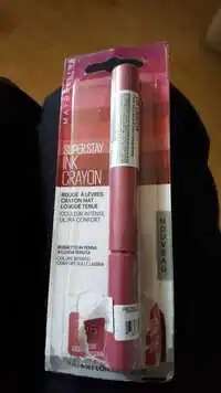 MAYBELLINE - Superstay ink crayon - Rouge à lèvres crayon mat