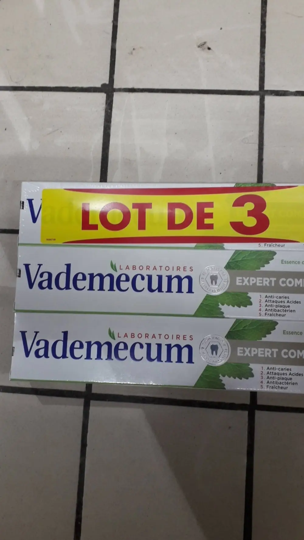 VADEMECUM - Dentifrice expert complet