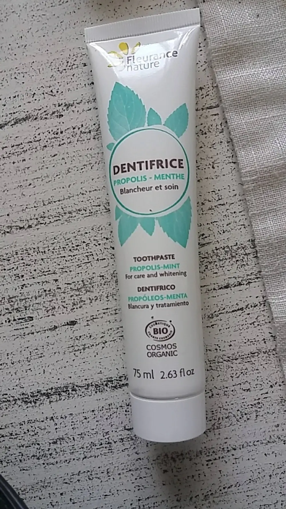 FLEURANCE NATURE - Dentifrice propolis menthe 