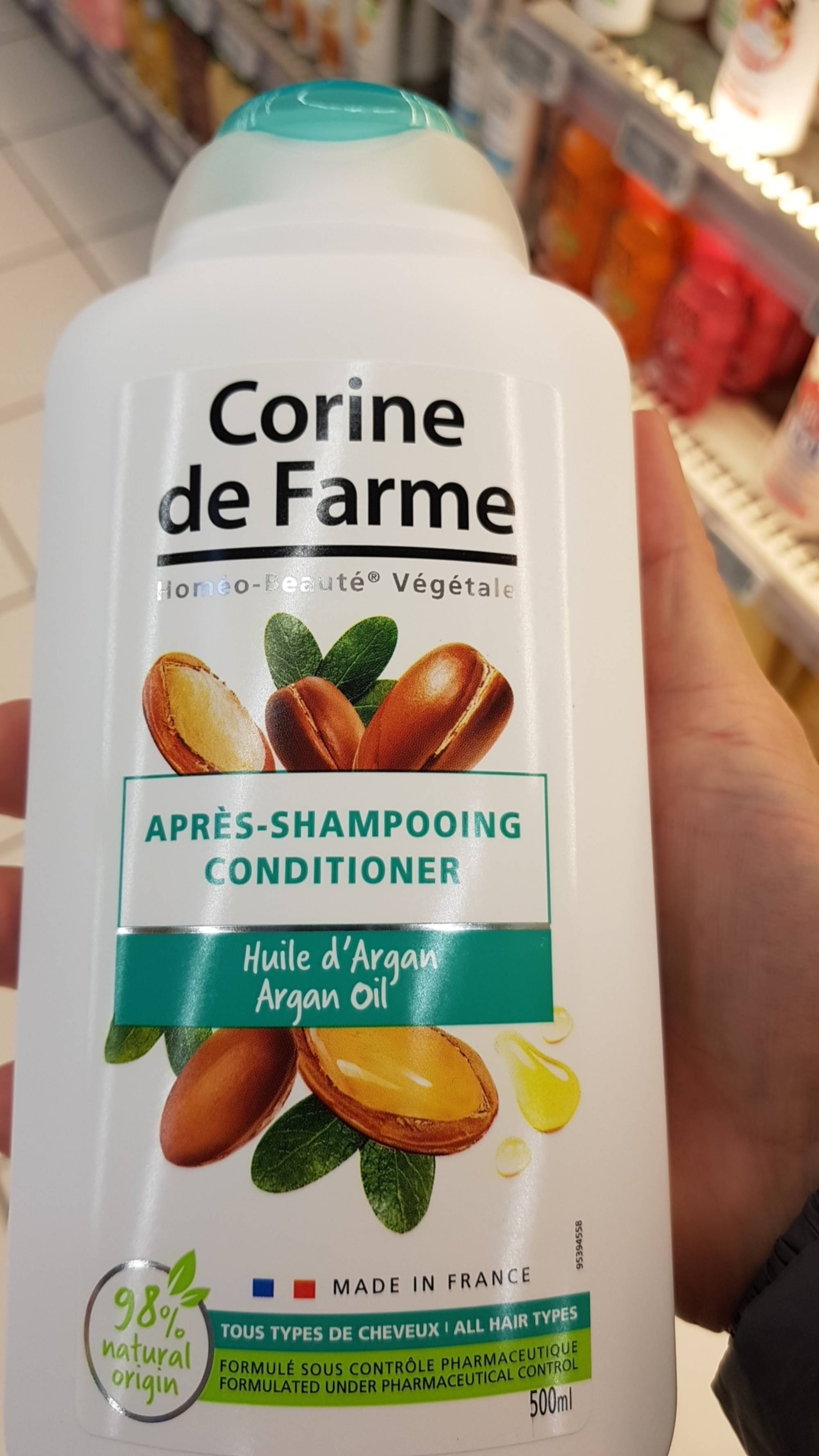 CORINE DE FARME - Après-shampooing huile d'Argan