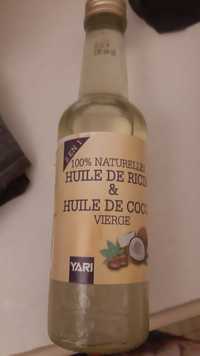 YARI - 2 en 1 - Huile de ricin & huile de coco vierge