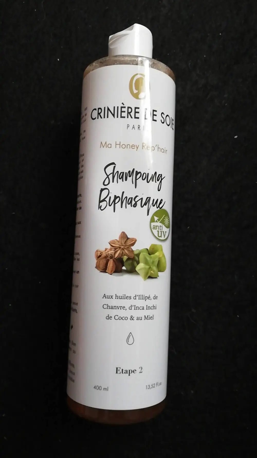 CRINIÈRE DE SOIE - Ma honey rep'hair - Shampooing biphasique étape 2