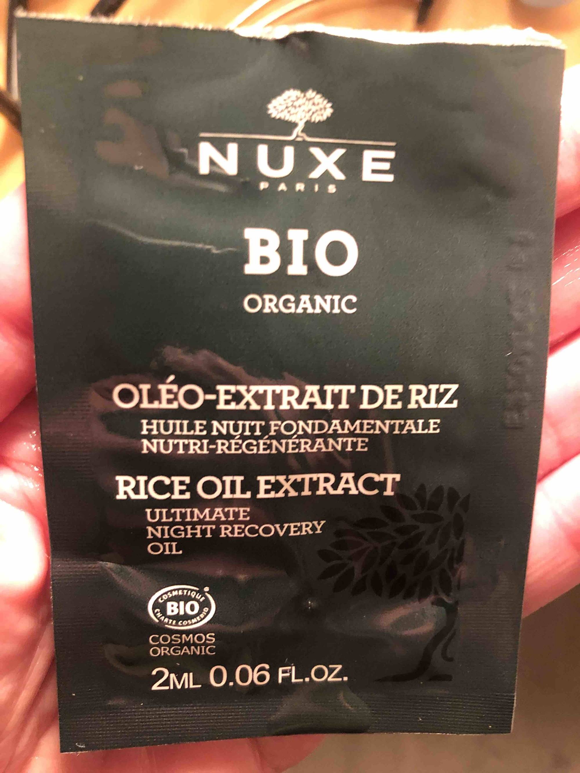 NUXE - Bio Organic - Oléo-extrait de riz 