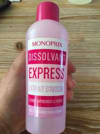 MONOPRIX - Dissolvant express extrait d'Avocat