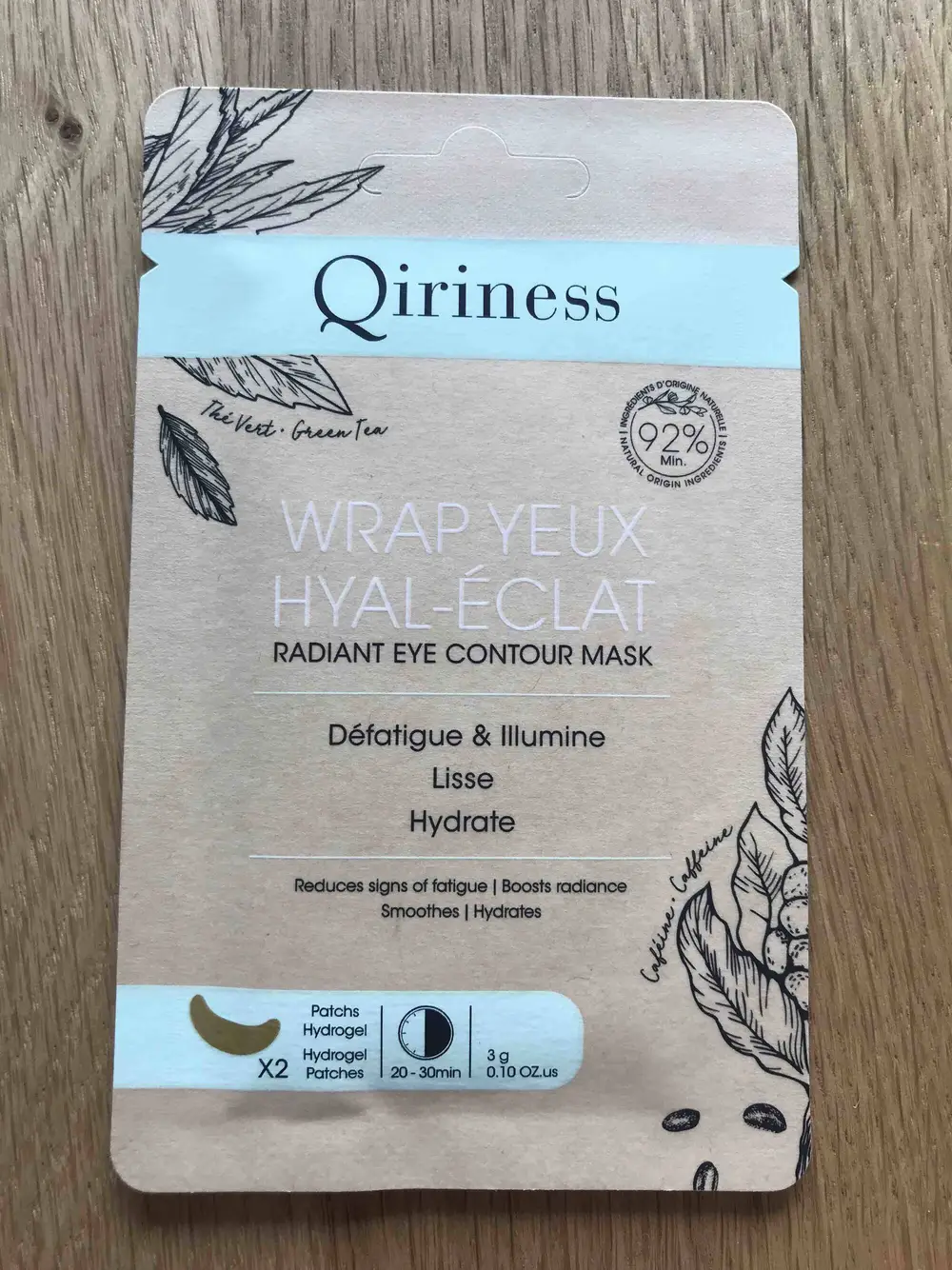 QIRINESS - Wrap yeux hyal-éclat - Mask