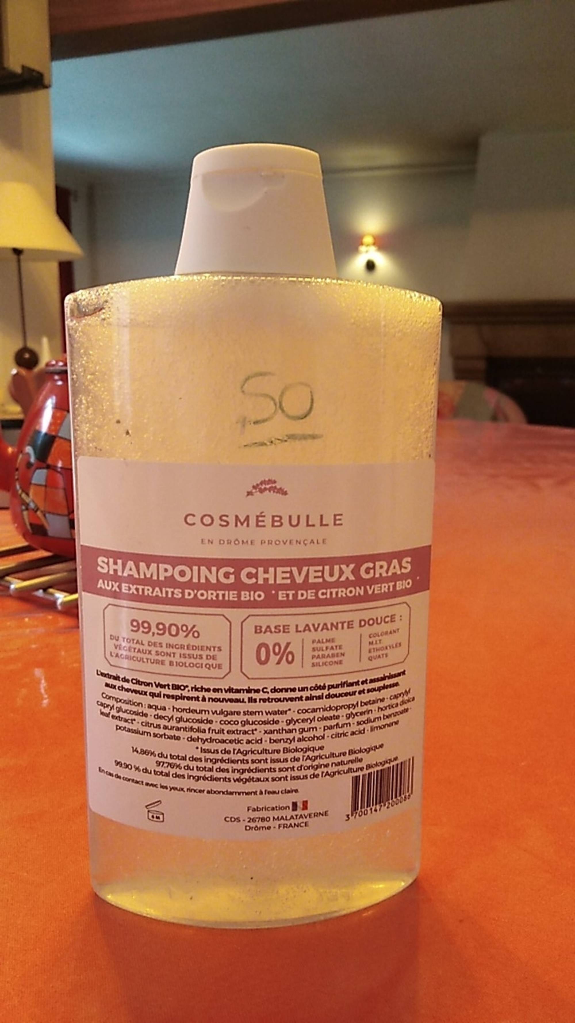 Composition cosmÉbulle shampoing cheveux gras - ufc-que choisir