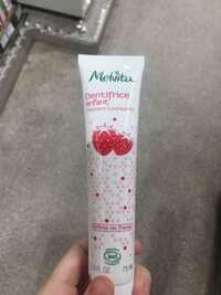 MELVITA - Dentifrice enfant arôme de fraise