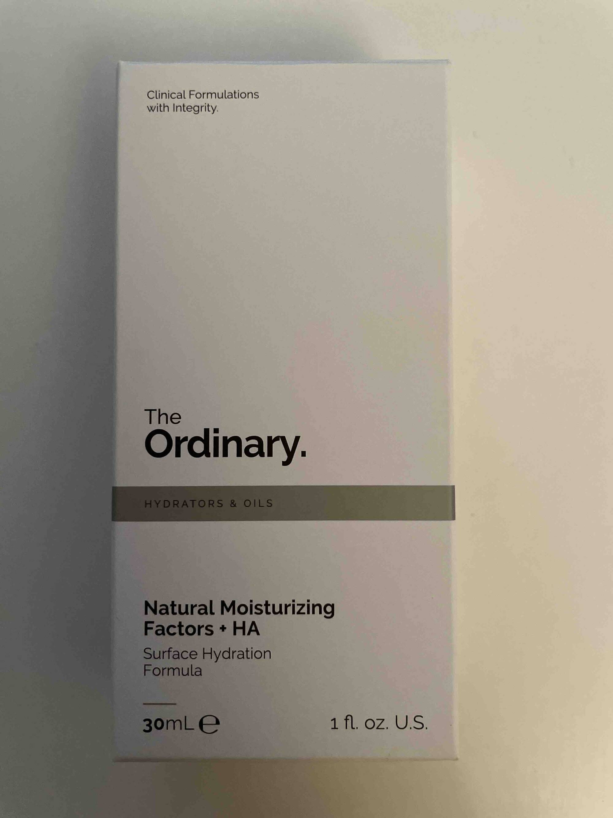 THE ORDINARY - Natural moisturizing factors + HA