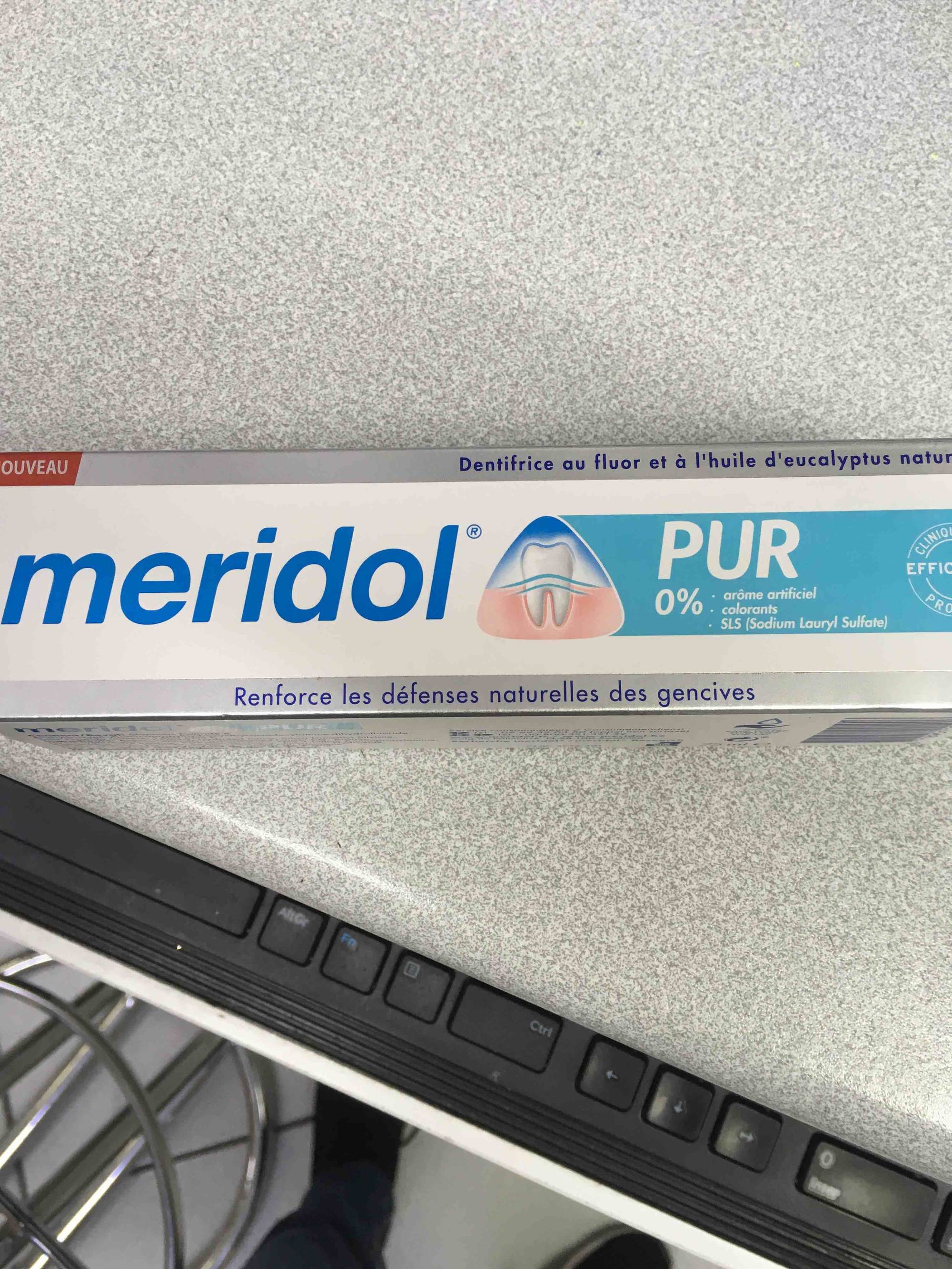 MÉRIDOL - Pur - Dentifrice au fluor et à l'huile d'eucalyptus
