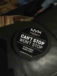 NYX - Can't stop won't stop - Poudre fixante medium